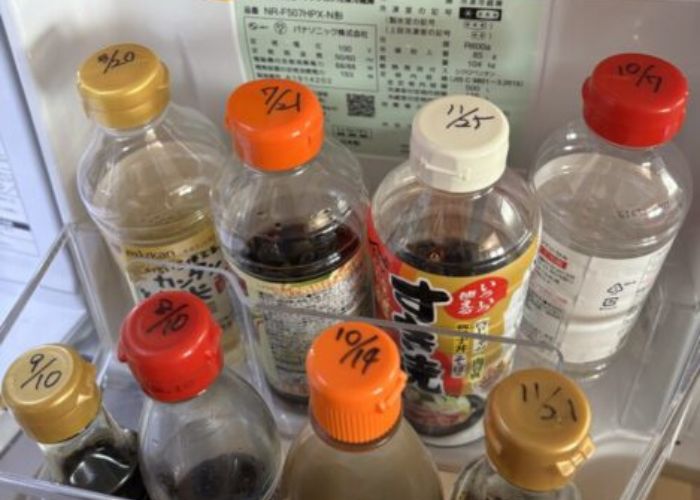 冷蔵庫内の断捨離